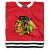 Chicago Blackhawks Blanket 50×60 Raschel Jersey Design