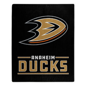 Anaheim Ducks Blanket 50×60 Raschel Interference Design