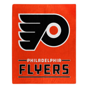 Philadelphia Flyers Blanket 50×60 Raschel Interference Design