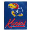 Kansas Jayhawks Blanket 50×60 Raschel Signature Design