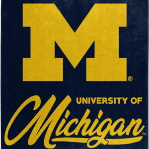 Michigan Wolverines Blanket 50×60 Raschel Signature Design