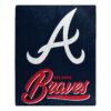 Atlanta Braves Blanket 50×60 Raschel Signature Design