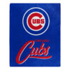 Chicago Cubs Blanket 50×60 Raschel Signature Design