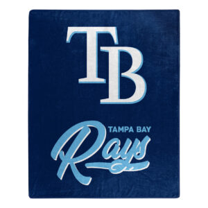 Tampa Bay Rays Blanket 50×60 Raschel Signature Design