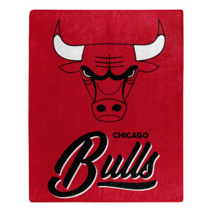 Chicago Bulls Blanket 50×60 Raschel Signature Design