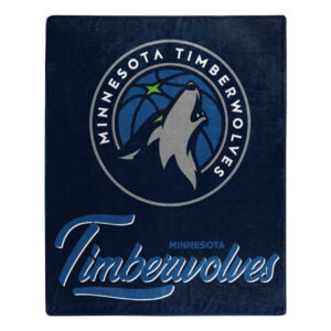 Minnesota Timberwolves Blanket 50×60 Raschel Signature Design