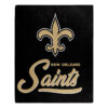 New Orleans Saints Blanket 50×60 Raschel Signature Design