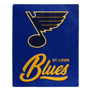 St. Louis Blues Blanket 50×60 Raschel Signature Design