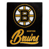 Boston Bruins Blanket 50×60 Raschel Signature Design