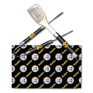 Pittsburgh Steelers BBQ Utensil Set 3 Piece Special Order