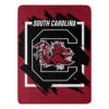 South Carolina Gamecocks Blanket 46×60 Micro Raschel Dimensional Design Rolled