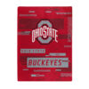 Ohio State Buckeyes Blanket 60×80 Raschel Digitize Design