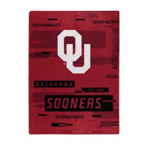 Oklahoma Sooners Blanket 60×80 Raschel Digitize Design