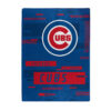 Chicago Cubs Blanket 60×80 Raschel Digitize Design