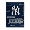 New York Yankees Blanket 60×80 Raschel Digitize Design