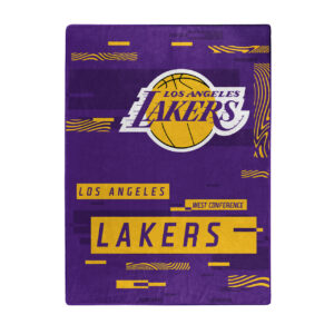 Los Angeles Lakers Blanket 60×80 Raschel Digitize Design