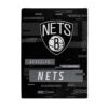 Brooklyn Nets Blanket 60×80 Raschel Digitize Design Special Order