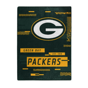 Green Bay Packers Blanket 60×80 Raschel Digitize Design