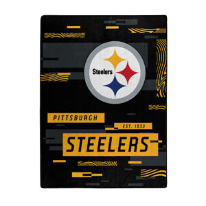 Pittsburgh Steelers Blanket 60×80 Raschel Digitize Design