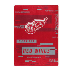 Detroit Red Wings Blanket 60×80 Raschel Digitize Design