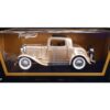 1932 Ford 3 Window Coupe Gold 1/18 Diecast Model Car by Road Signature