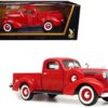 1937 Studebaker Coupe Express Pickup Truck Red 1/18 Diecast Model Car by Road Signature