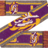 LSU Tigers Scarf Big Logo Wordmark Gray