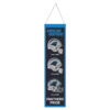 Carolina Panthers Banner Wool 8×32 Heritage Evolution Design