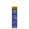 Los Angeles Rams Banner Wool 8×32 Heritage Evolution Design