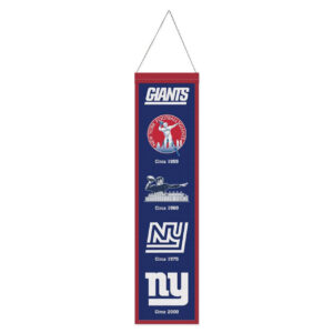 New York Giants Banner Wool 8×32 Heritage Evolution Design