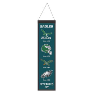 Philadelphia Eagles Banner Wool 8×32 Heritage Evolution Design