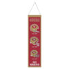 San Francisco 49ers Banner Wool 8×32 Heritage Evolution Design