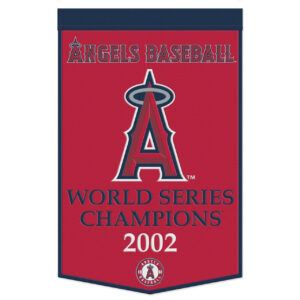 Los Angeles Angels Banner Wool 24×38 Dynasty Champ Design – Special Order