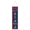 Atlanta Braves Banner Wool 8×32 Heritage Evolution Design