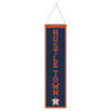 Houston Astros Banner Wool 8×32 Heritage Slogan Design – Special Order