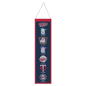 Minnesota Twins Banner Wool 8×32 Heritage Evolution Design