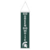 Michigan State Spartans Banner Wool 8×32 Heritage Slogan Design – Special Order