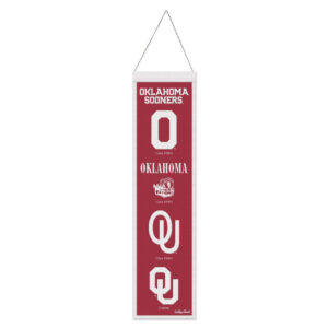 Oklahoma Sooners Banner Wool 8×32 Heritage Evolution Design