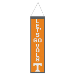 Tennessee Volunteers Banner Wool 8×32 Heritage Slogan Design – Special Order