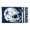 Dallas Cowboys Flag 3×5 Deluxe Style White Helmet