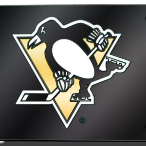 Pittsburgh Penguins License Plate Laser Cut Black – Special Order