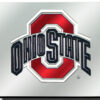 Ohio State Buckeyes License Plate Laser Cut Silver