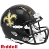 New Orleans Saints Helmet Riddell Replica Mini Speed Style On-Field Alternate