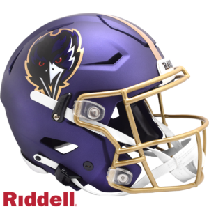 Baltimore Ravens Helmet Riddell Authentic Full Size SpeedFlex Style On-Field Alternate 2024  – Special Order