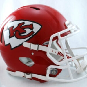 Kansas City Chiefs Helmet Riddell Authentic Full Size Speed Style