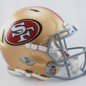 San Francisco 49ers Helmet Riddell Authentic Full Size Speed Style