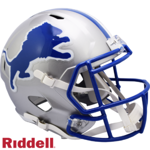 Detroit Lions Helmet Riddell Replica Full Size Speed Style 1983-2002 T/B Special Order