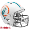 Miami Dolphins Helmet Riddell Replica Full Size Speed Style 1972 T/B