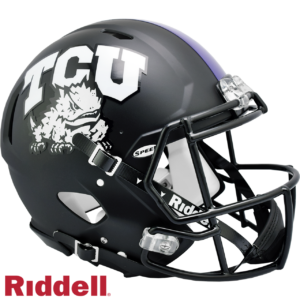 TCU Horned Frogs Helmet Riddell Authentic Full Size Speed Style – Special Order