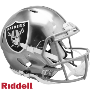 Las Vegas Raiders Helmet Riddell Authentic Full Size Speed Style FLASH Alternate